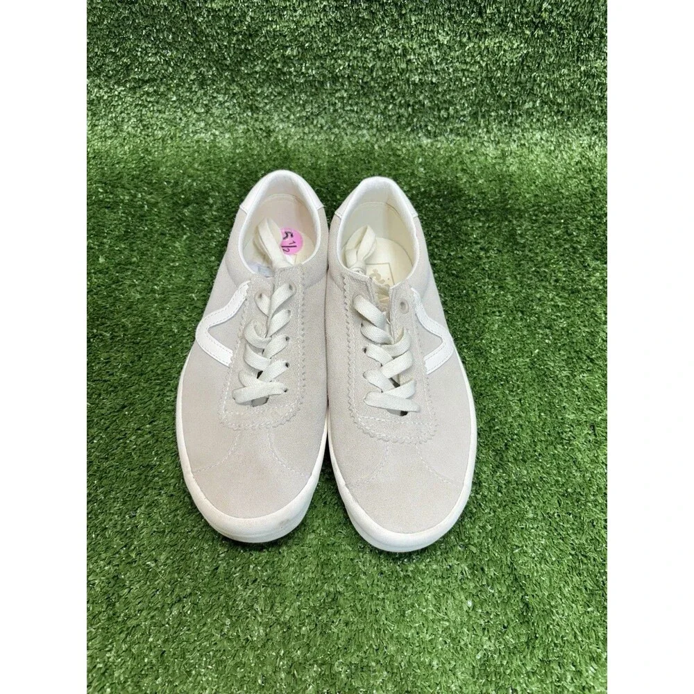 Vans Sport Low French Oak Marshmallow Women Size 7 US Suede Skate Shoe Sneaker